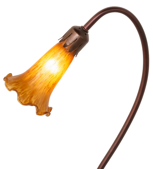 Meyda Tiffany 12432 One Light Accent Lamp, Mahogany Bronze