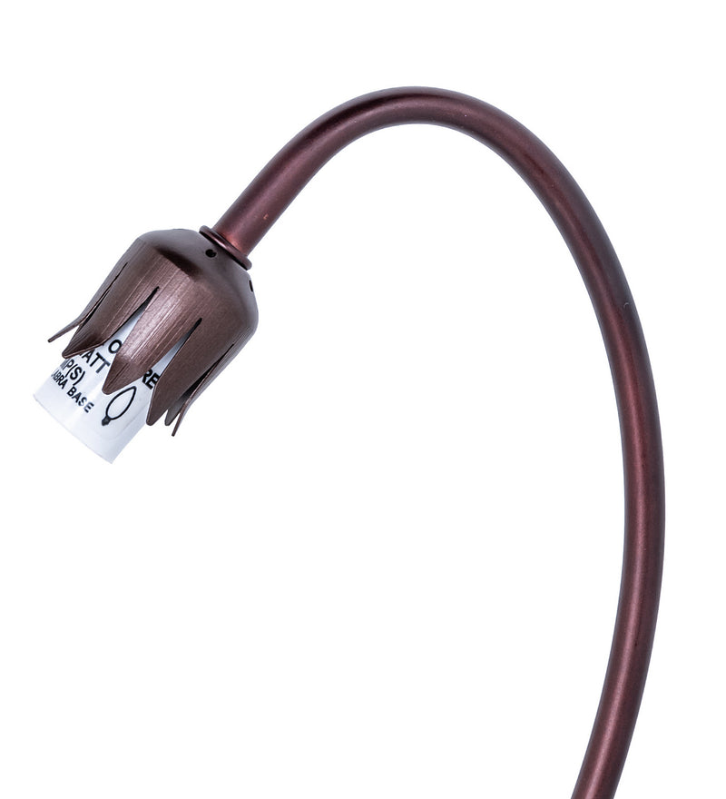 Meyda Tiffany 12432 One Light Accent Lamp, Mahogany Bronze