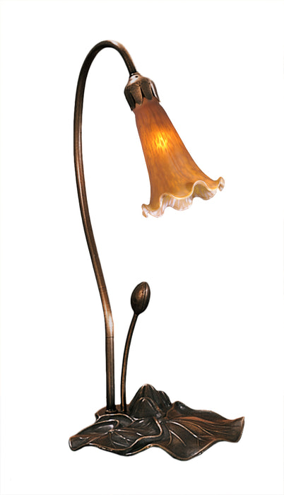 Meyda Tiffany 12432 One Light Accent Lamp, Mahogany Bronze