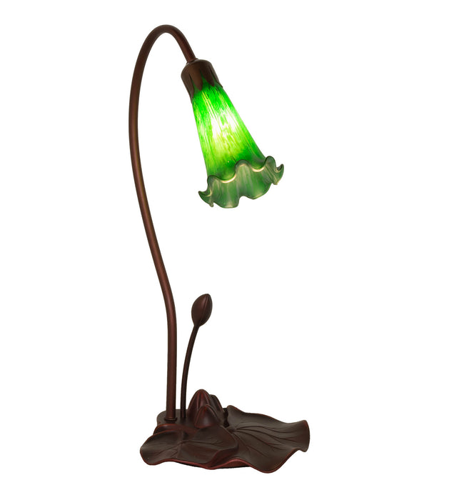 Meyda Tiffany 12859 One Light Accent Lamp, Mahogany Bronze