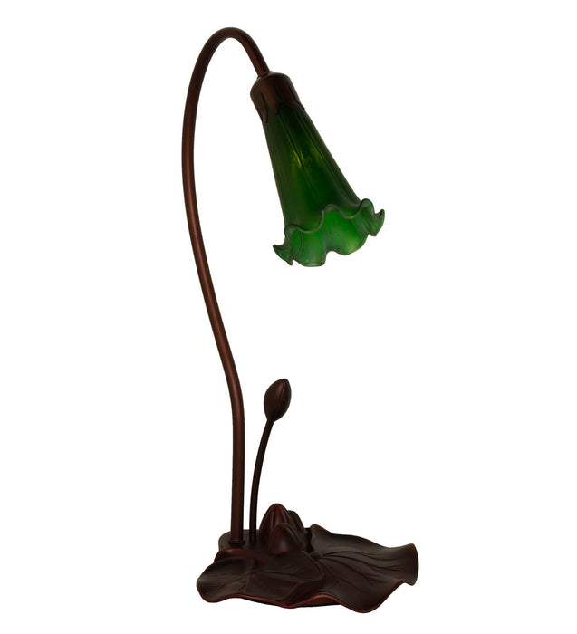 Meyda Tiffany 12859 One Light Accent Lamp, Mahogany Bronze
