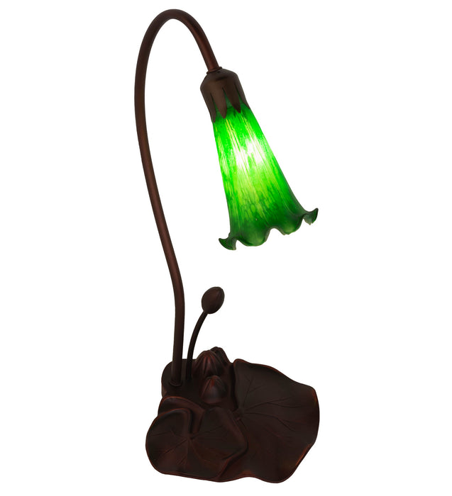 Meyda Tiffany 12859 One Light Accent Lamp, Mahogany Bronze