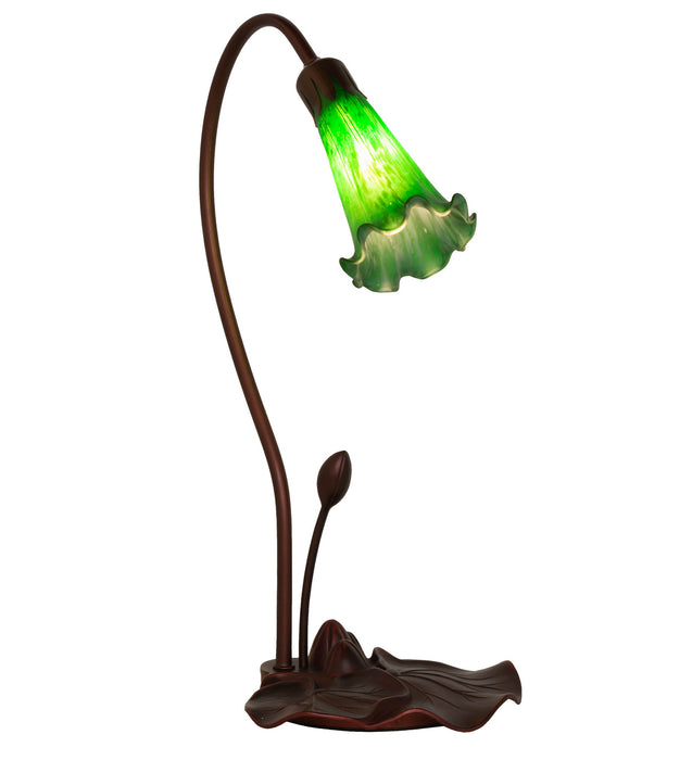 Meyda Tiffany 12859 One Light Accent Lamp, Mahogany Bronze