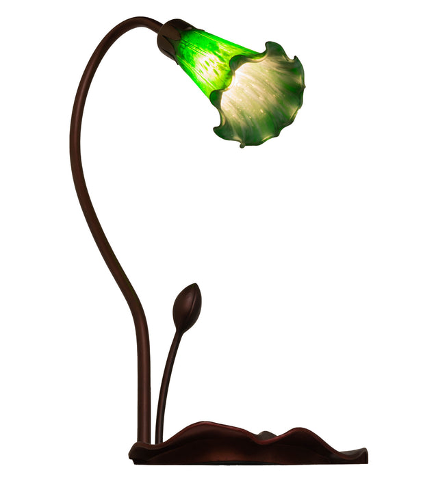 Meyda Tiffany 12859 One Light Accent Lamp, Mahogany Bronze