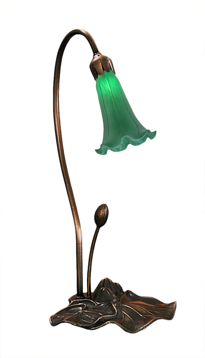 Meyda Tiffany 12859 One Light Accent Lamp, Mahogany Bronze