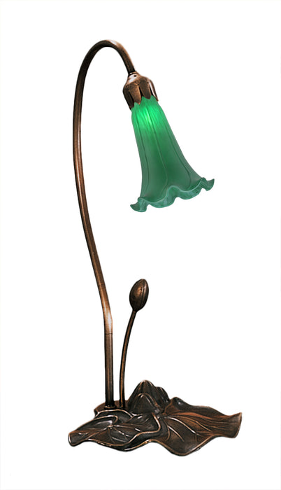 Meyda Tiffany 12859 One Light Accent Lamp, Mahogany Bronze