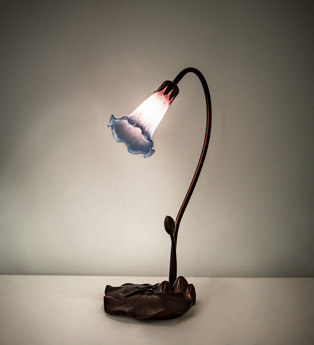 Meyda Tiffany 13394 One Light Accent Lamp, Mahogany Bronze