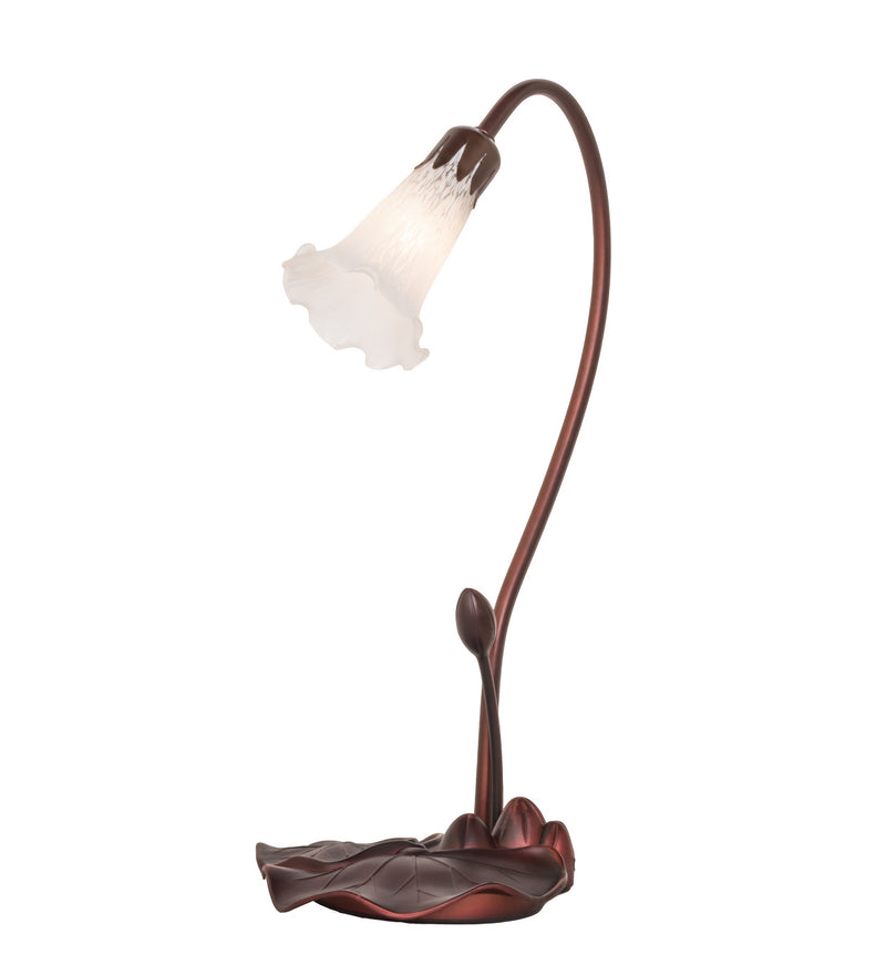 Meyda Tiffany 14043 One Light Accent Lamp, Mahogany Bronze