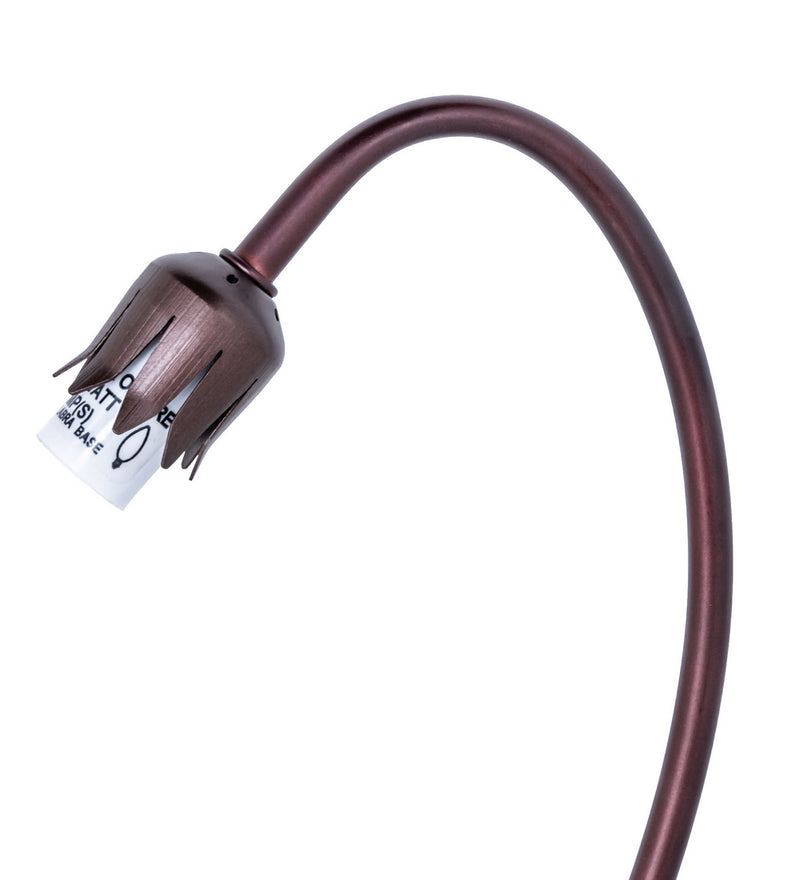 Meyda Tiffany 14043 One Light Accent Lamp, Mahogany Bronze