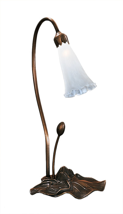 Meyda Tiffany 14043 One Light Accent Lamp, Mahogany Bronze
