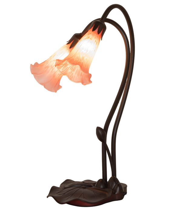 Meyda Tiffany 14110 Two Light Accent Lamp, Mahogany Bronze
