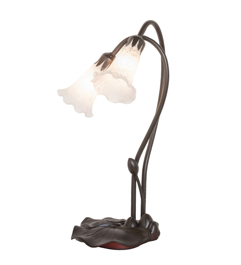 Meyda Tiffany 14654 Two Light Accent Lamp, Mahogany Bronze