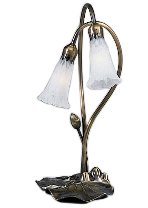 Meyda Tiffany 14654 Two Light Accent Lamp, Mahogany Bronze