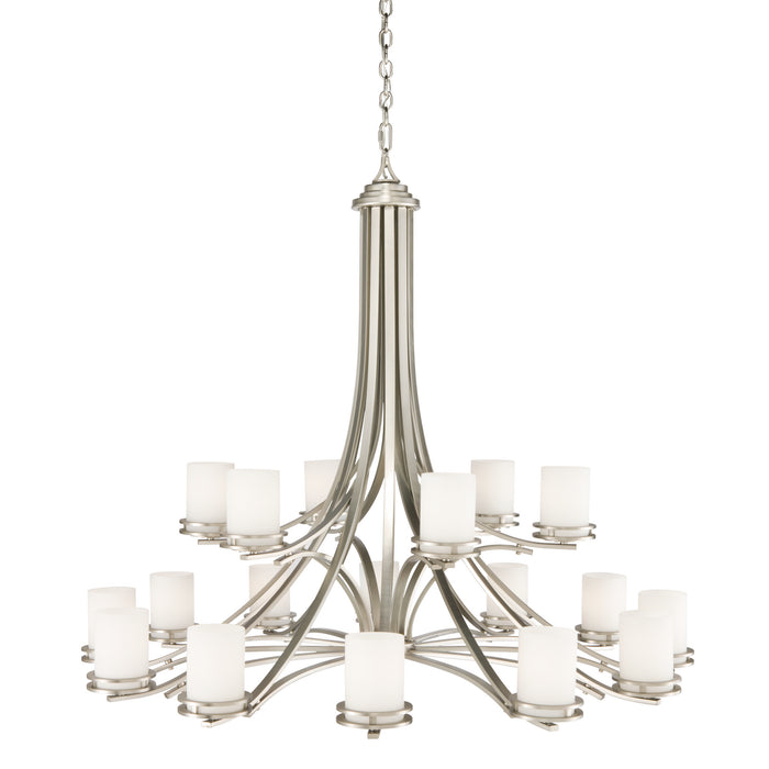 Kichler 1873NI 18 Light Chandelier, Brushed Nickel