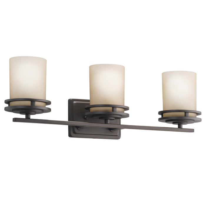 Kichler 5078OZ Three Light Bath, Olde Bronze
