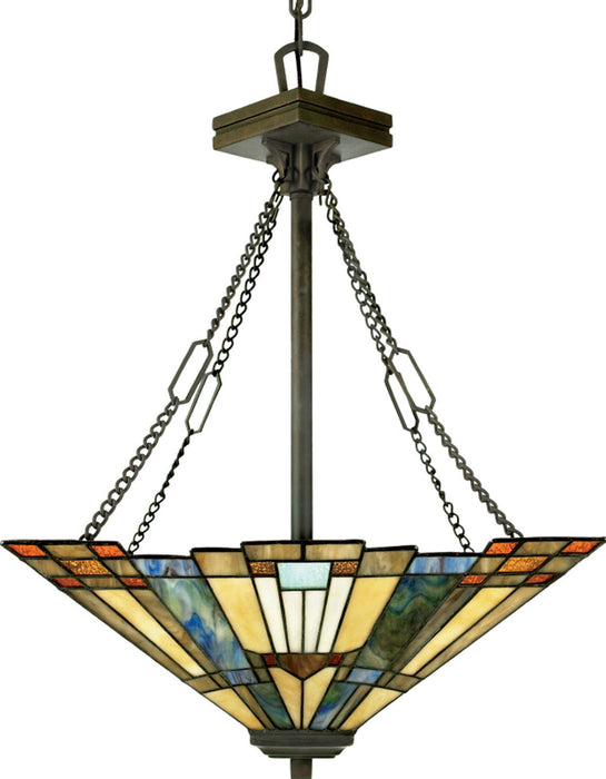 Quoizel TFIK2817VA Three Light Pendant, Valiant Bronze