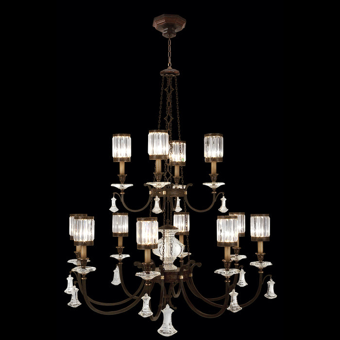Fine Art 584740ST 12 Light Chandelier, Bronze