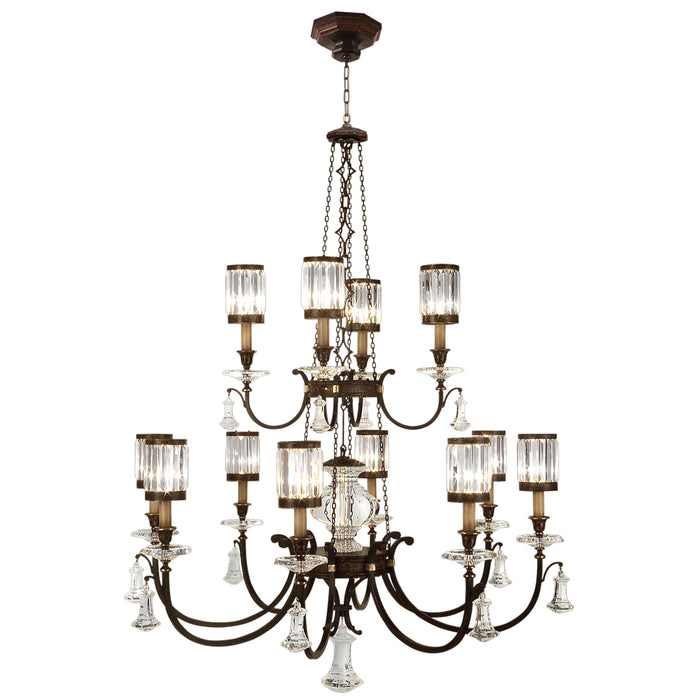 Fine Art 584740ST 12 Light Chandelier, Bronze