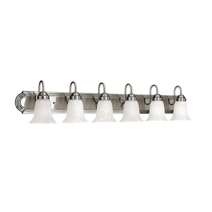 Millennium 486-SN Six Light Vanity, Satin Nickel
