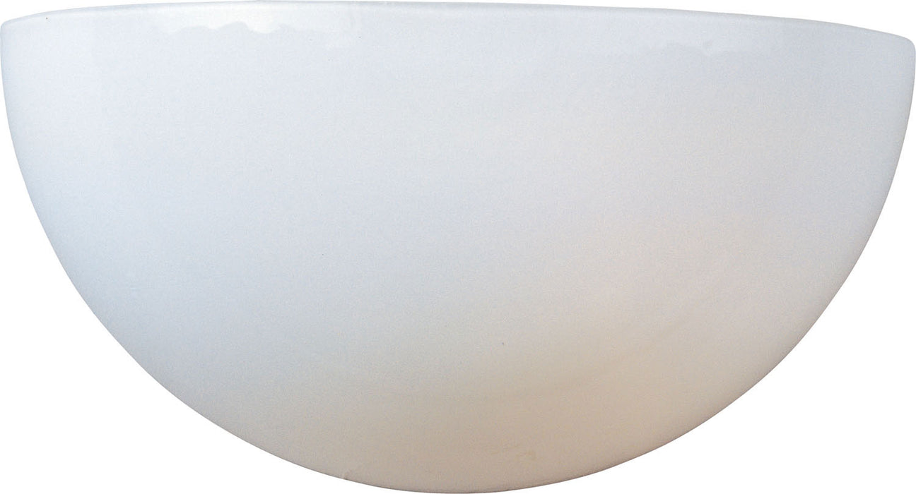 Maxim 20585WTWT One Light Wall Sconce, White