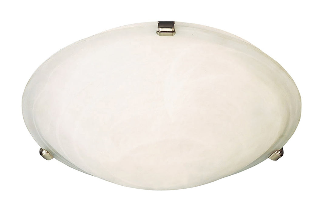 Maxim 2681MRSN Three Light Flush Mount, Satin Nickel