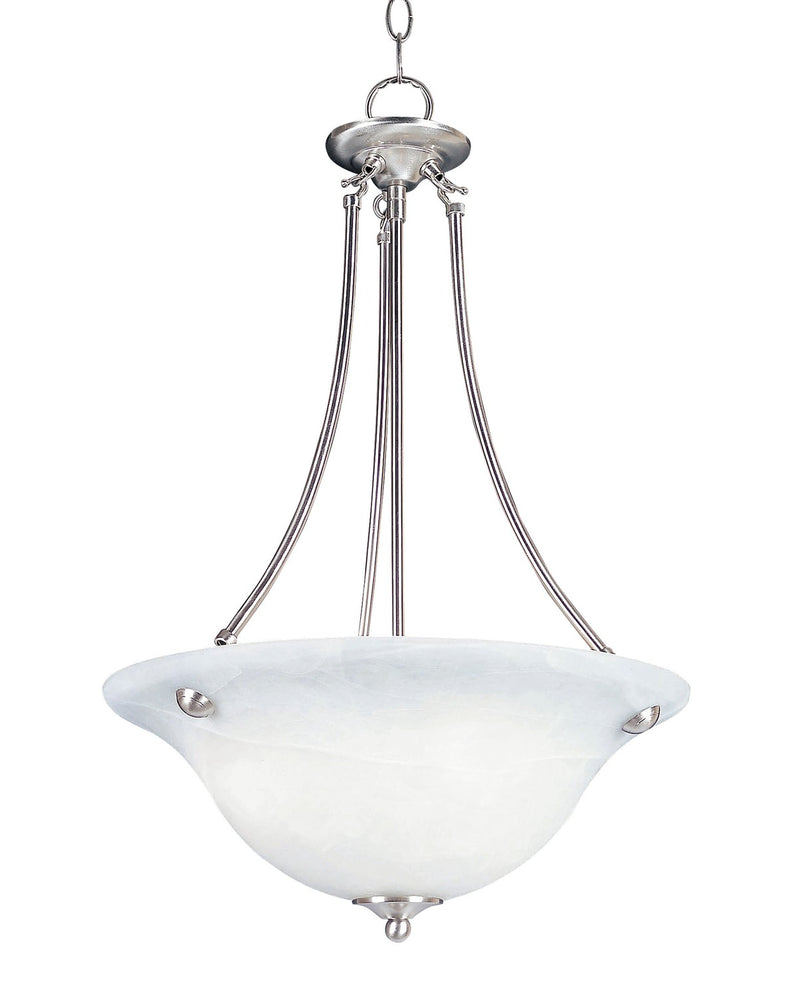 Maxim 2682MRSN Three Light Pendant, Satin Nickel