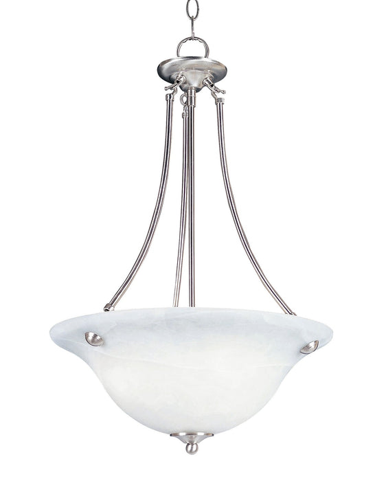 Maxim 2682MRSN Three Light Pendant, Satin Nickel