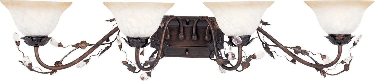 Maxim 2866FIOI Four Light Bath Vanity, Oil Rubbed Bronze