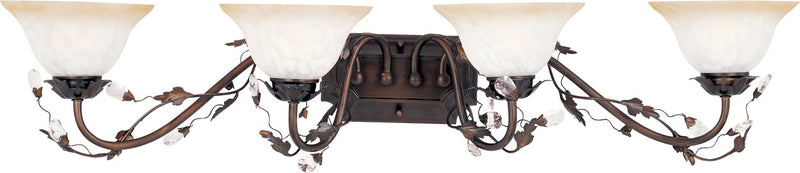 Maxim 2866FIOI Four Light Bath Vanity, Oil Rubbed Bronze