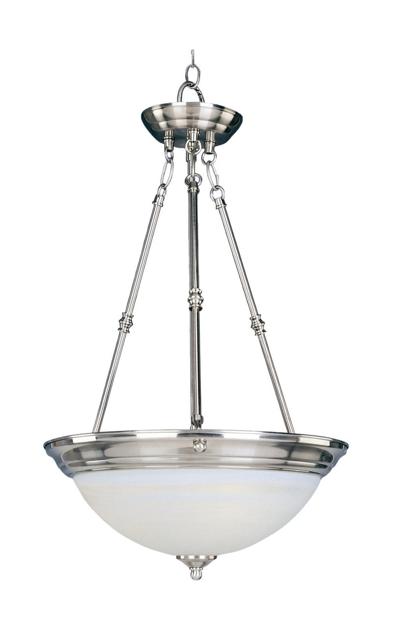 Maxim 5845MRSN Three Light Pendant, Satin Nickel