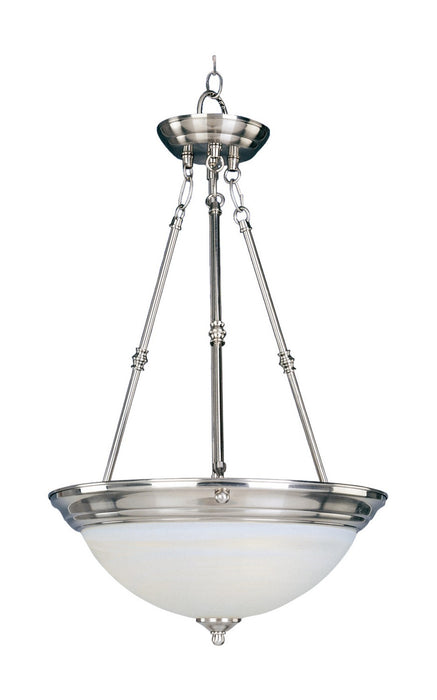 Maxim 5845MRSN Three Light Pendant, Satin Nickel