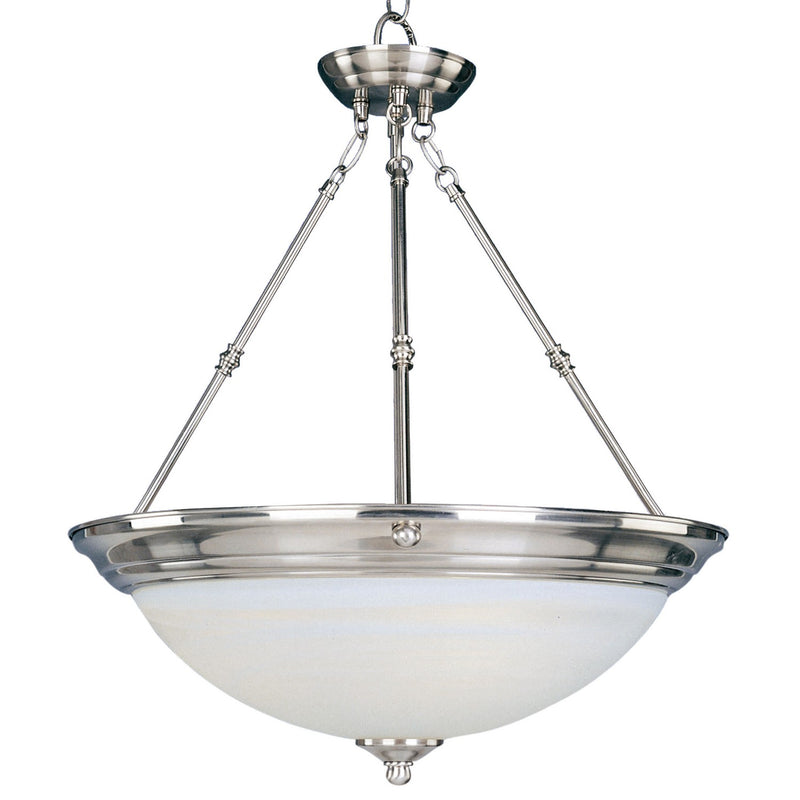 Maxim 5846MRSN Three Light Pendant, Satin Nickel
