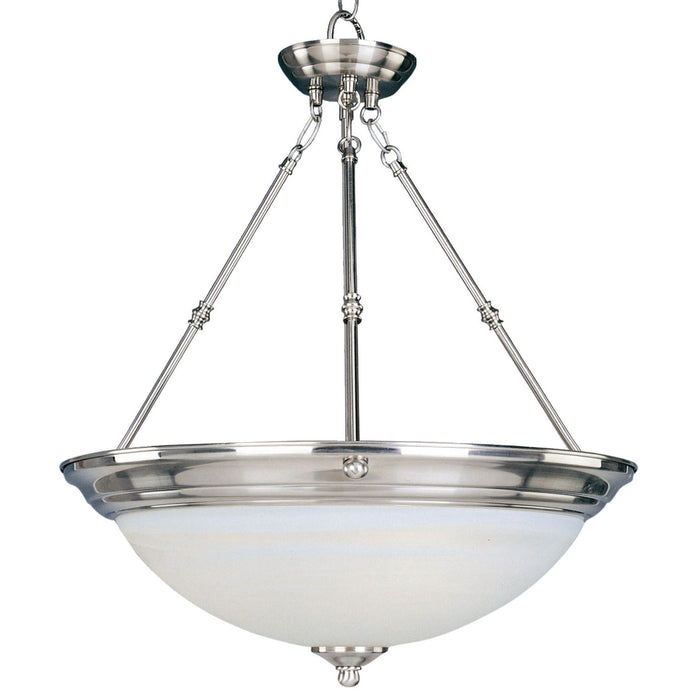 Maxim 5846MRSN Three Light Pendant, Satin Nickel