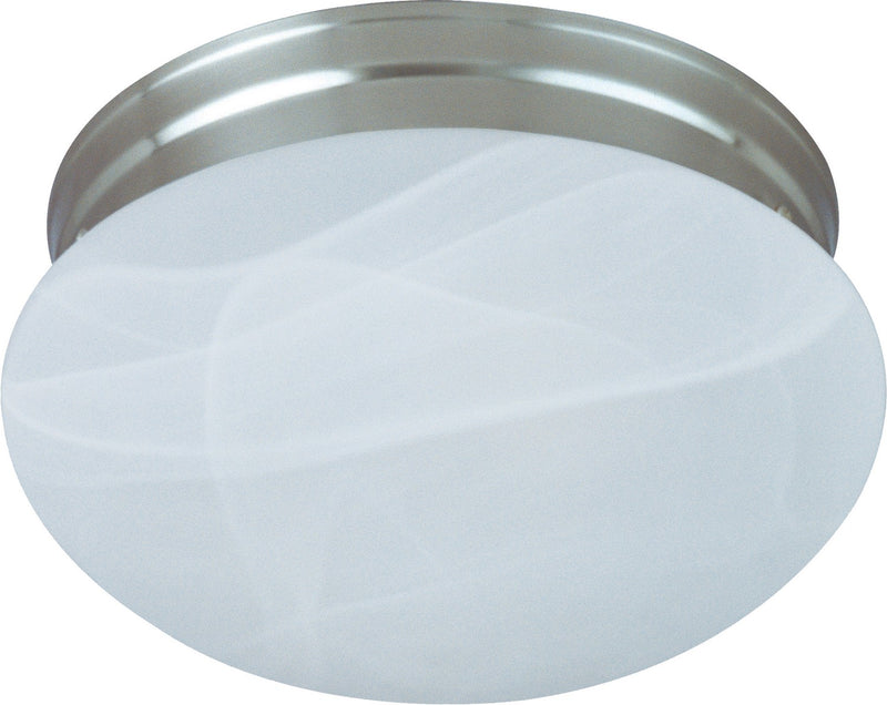 Maxim 5885MRSN Two Light Flush Mount, Satin Nickel