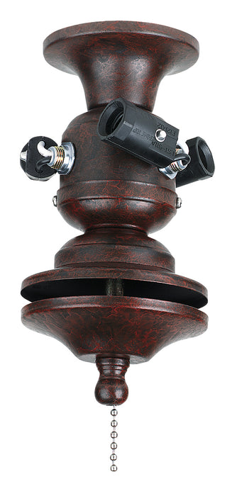Fanimation F423RS Three Light Fitter, Rust