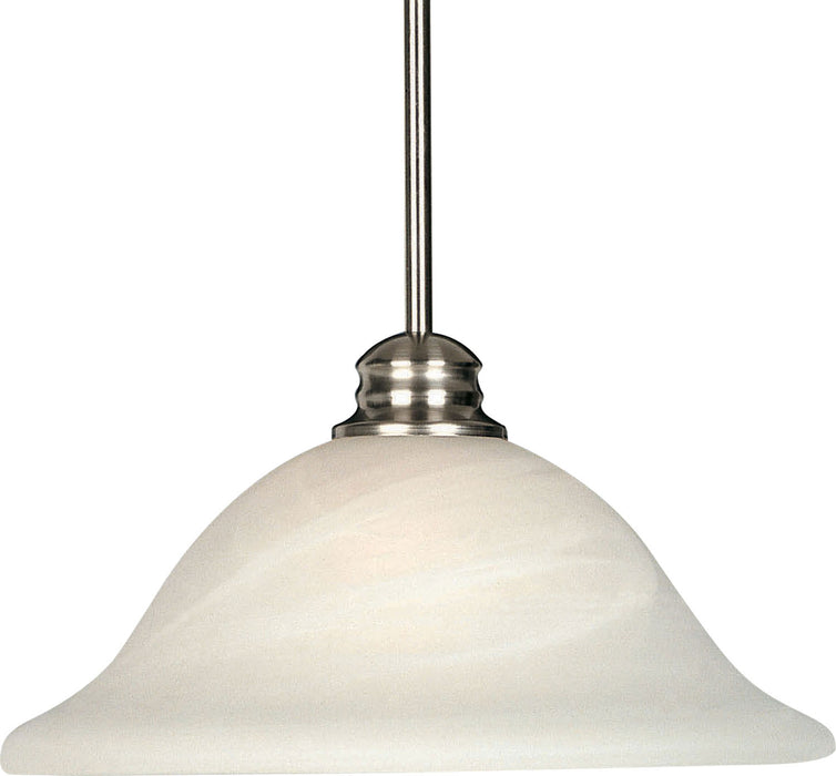 Maxim 91061MRSN One Light Pendant, Satin Nickel