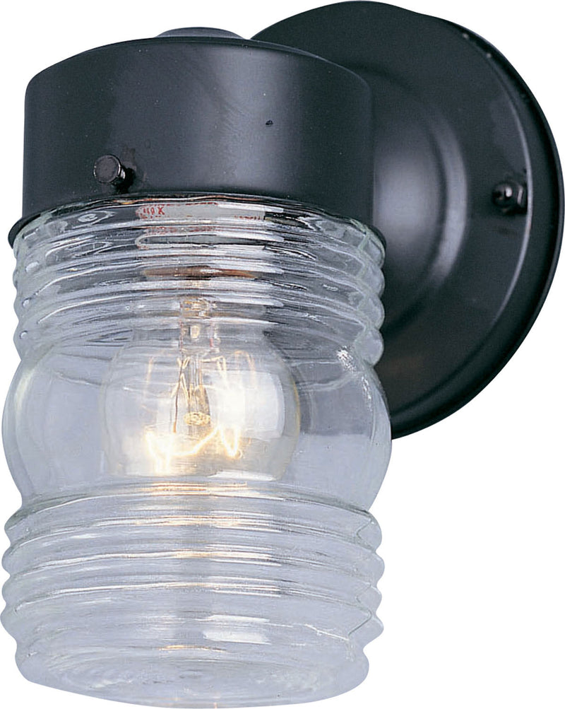 Maxim 92001CLBK One Light Outdoor Wall Lantern, Black