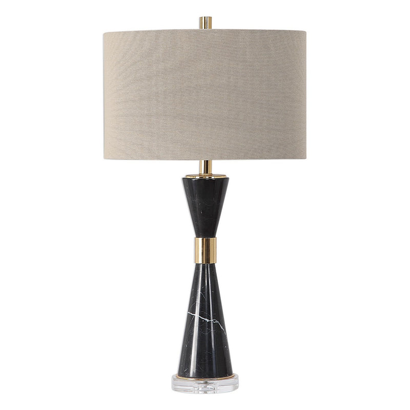 Uttermost 27886 One Light Table Lamp, Plated Gold