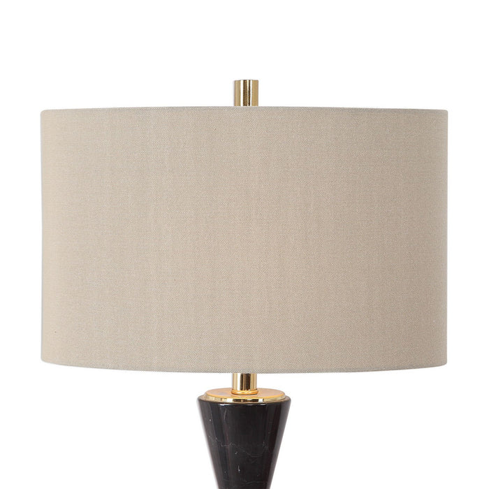 Uttermost 27886 One Light Table Lamp, Plated Gold