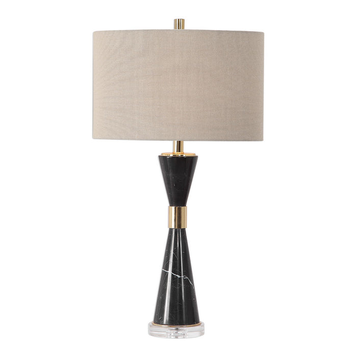 Uttermost 27886 One Light Table Lamp, Plated Gold