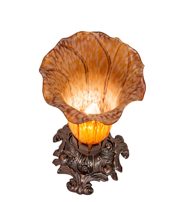 Meyda Tiffany 11244 One Light Accent Lamp, Mahogany Bronze