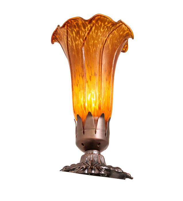 Meyda Tiffany 11244 One Light Accent Lamp, Mahogany Bronze