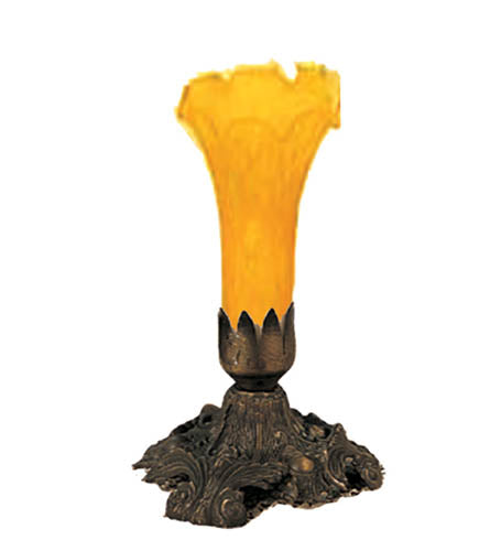 Meyda Tiffany 11244 One Light Accent Lamp, Mahogany Bronze