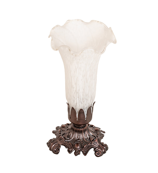 Meyda Tiffany 11259 One Light Accent Lamp, Mahogany Bronze