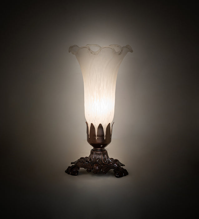 Meyda Tiffany 11259 One Light Accent Lamp, Mahogany Bronze