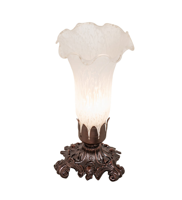 Meyda Tiffany 11259 One Light Accent Lamp, Mahogany Bronze