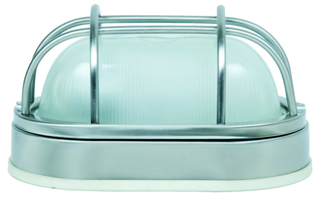 Craftmade Z396-SS One Light Flushmount, Stainless Steel