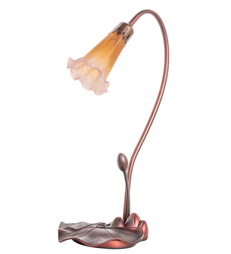 Meyda Tiffany 12460 One Light Accent Lamp, Mahogany Bronze