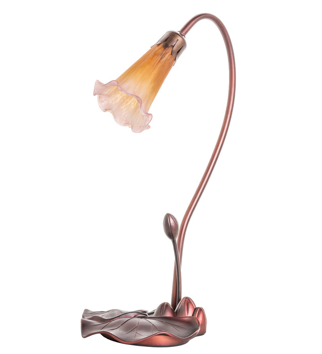 Meyda Tiffany 12460 One Light Accent Lamp, Mahogany Bronze
