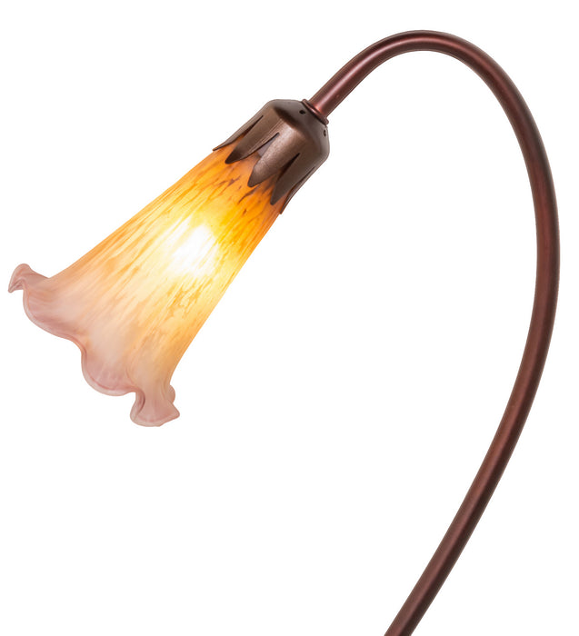 Meyda Tiffany 12460 One Light Accent Lamp, Mahogany Bronze